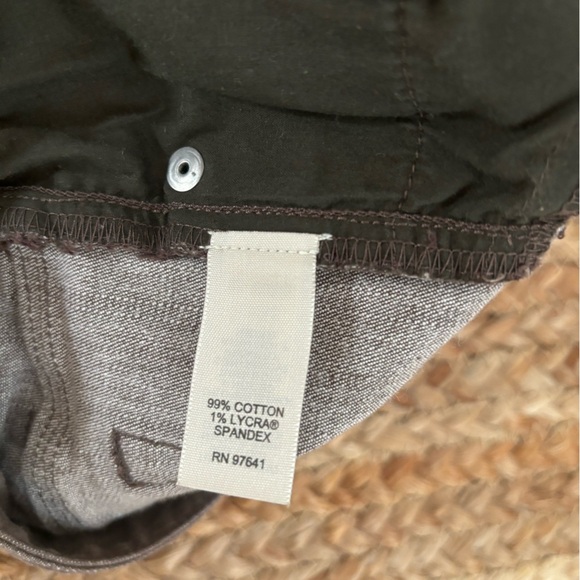 J Jill 12 Petite Brown Denim Straight Leg Pants - Picture 7 of 7